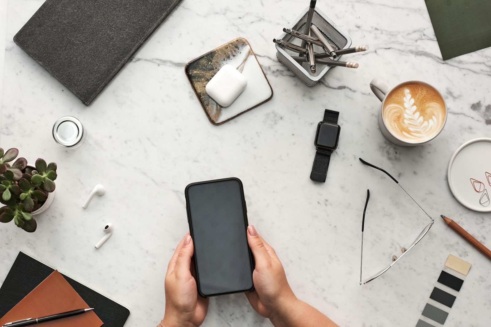 Person getting organized by deleting unnecessary emails